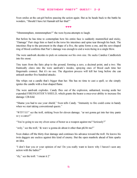 The Birthday Party Quest 3-2, page 05