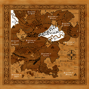Celithien World Map