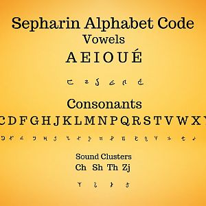 Sepharin Alphabet Code