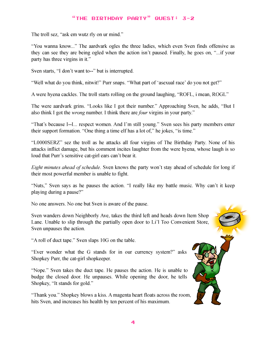 The Birthday Party Quest 3-2, page 04
