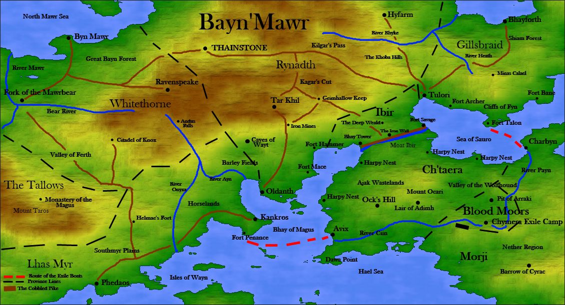 The Lands of Bayn'Mawr