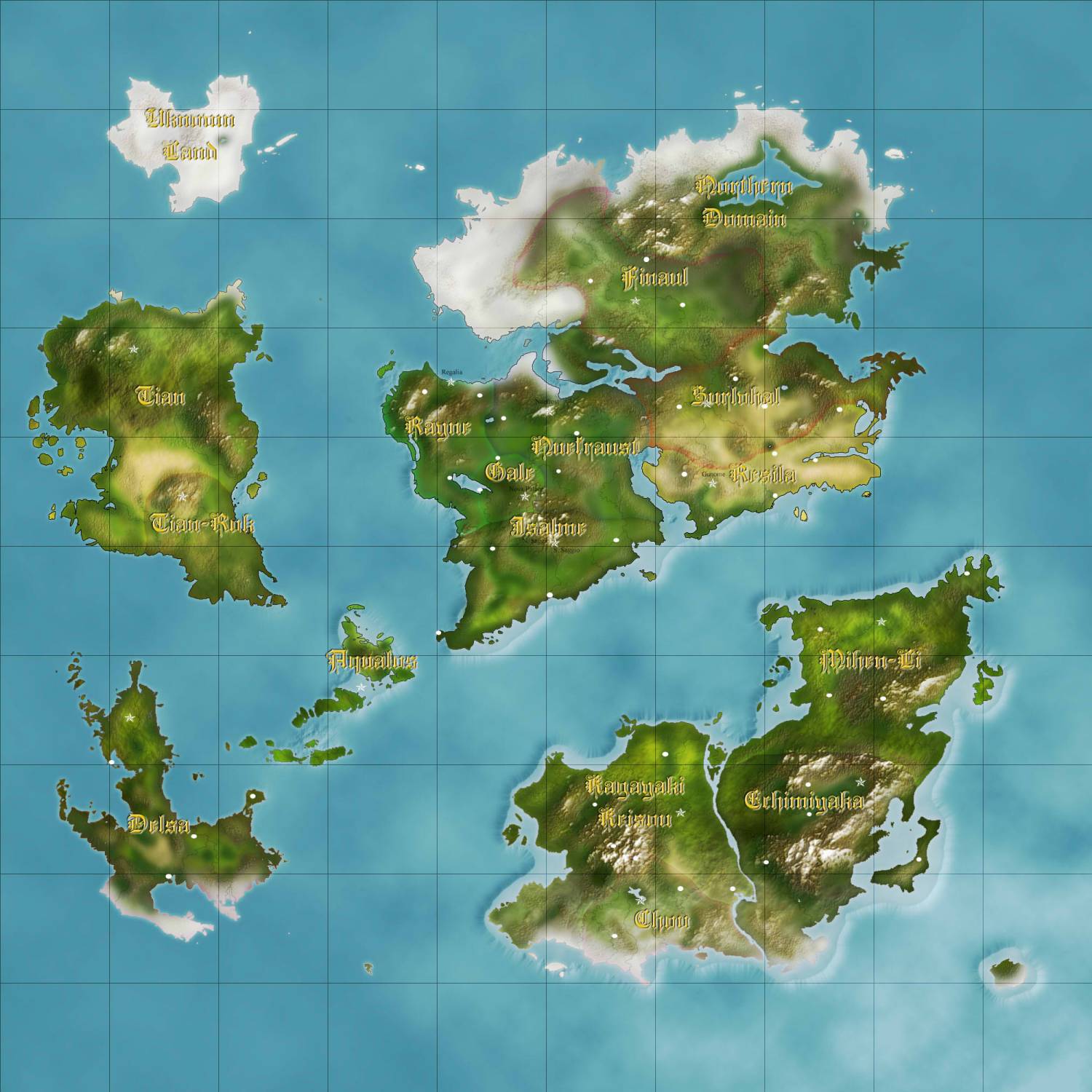 Tradore World Map