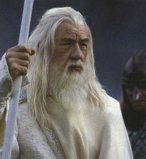 Ian McKellen as Gandalf the White in Peter Jac...