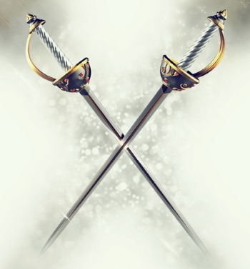 crossed swords